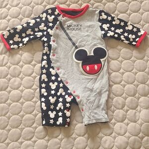 Disney Mickey Mouse One Piece - Black, Gray, and Red